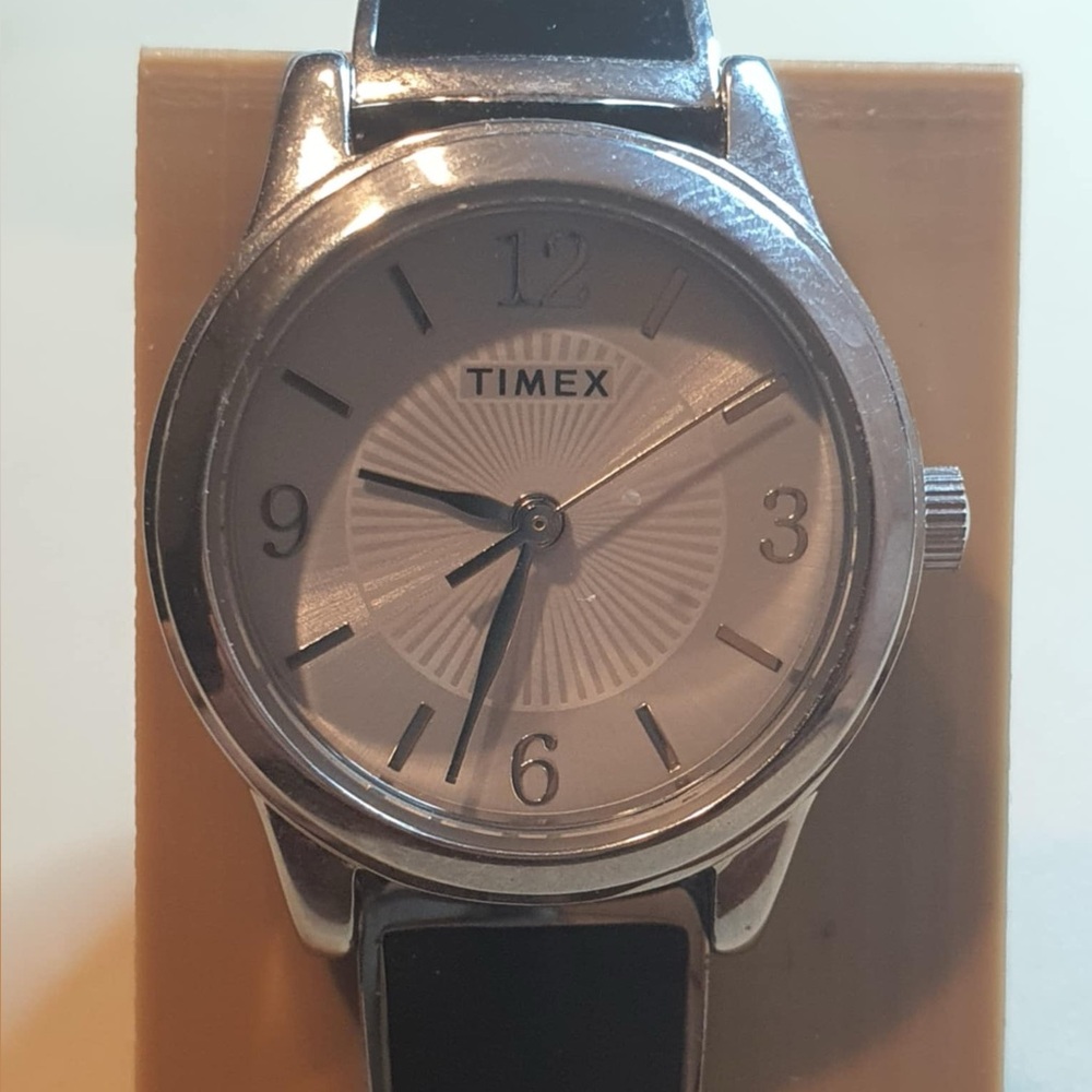 Timex TW2R92700 Silver/Black Stainless Steel Women's Watch
